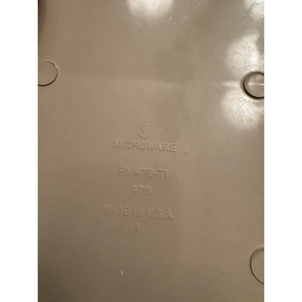 Vintage Anchor Hocking Microware Bacon Tray PM479-TI - Made In USA